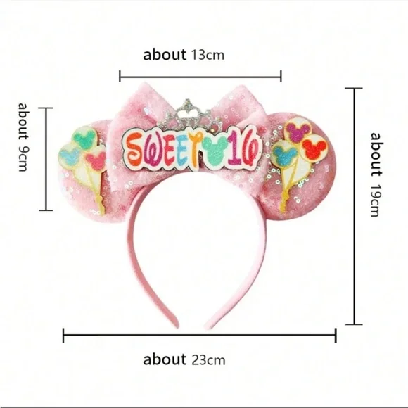 Party Headwear Hair Accessory Cosplay Castle Bow Headbands Ears - Picture 3 of 3